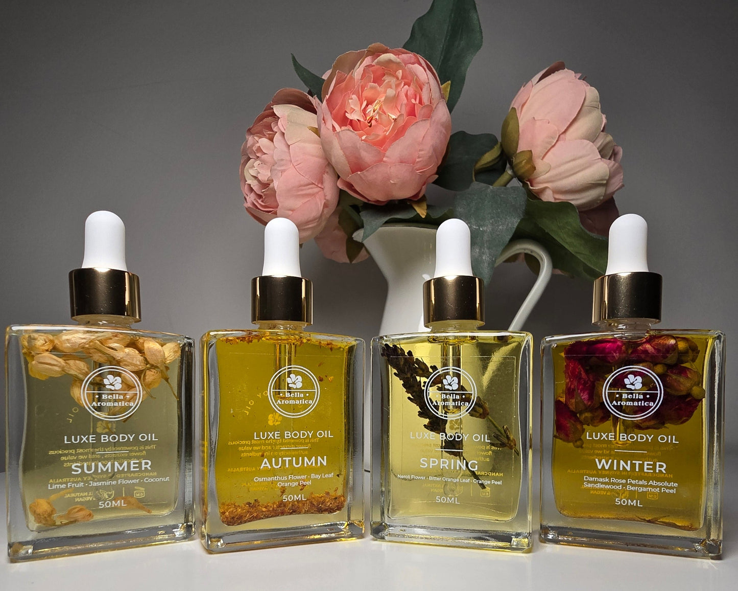 Four Season Flower Celebration Body Oil Full Gift Set