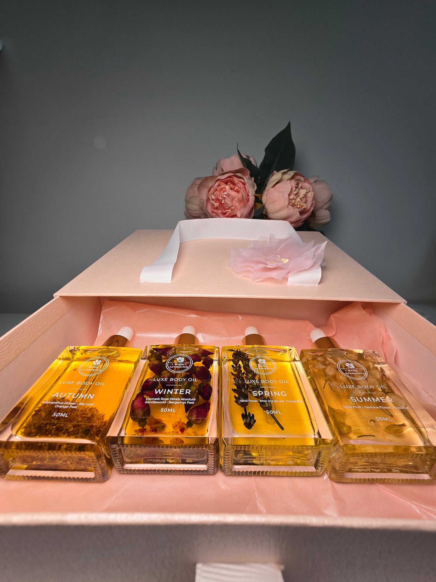 Four Season Flower Celebration Body Oil Full Gift Set